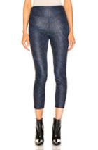 Sprwmn High Waisted Legging In Animal Print,blue