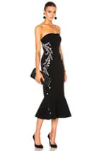 Cinq A Sept Emb Luna Dress In Black,floral