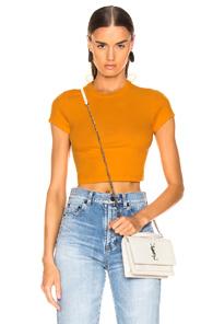 Cotton Citizen Venice Crop Tee In Yellow