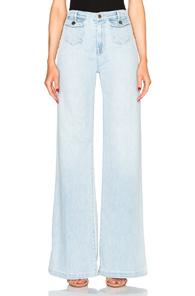 Frame Denim Soho Trouser Pants In Blue