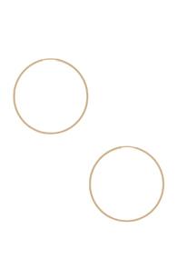 Erth 14k Gold Hoop Iii Earring In Metallics