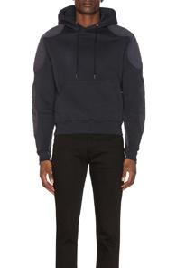 Gmbh Renwhar Fleece Hoodie In Blue