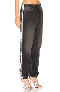 Alexander Wang Track Pant In Black,gray