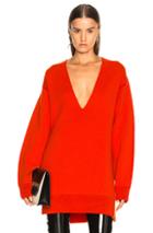 Proenza Schouler Cashmere Blend Tunic In Red