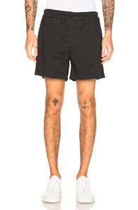 Acne Studios Andy Satin Shorts In Black