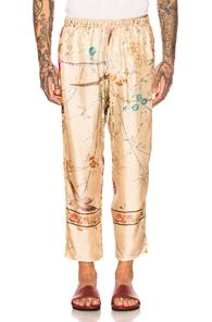 Pierre-louis Mascia Alow Ultrawash Pant In Floral,neutral