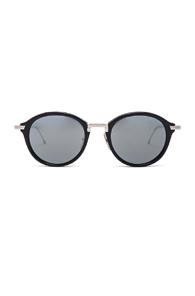 Thom Browne Round Sunglasses In Blue