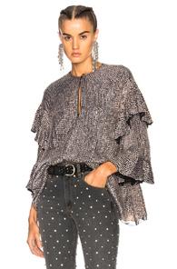 Isabel Marant Basile Top In Metallics