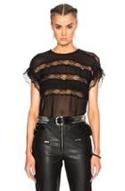 Isabel Marant Spike Easy Victorian Top In Black