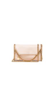 Stella Mccartney Falabella Foldover In Neutrals