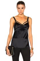 Dion Lee Silk Frame Cami Top In Black