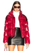 Moncler Chouette Giubotto Jacket In Red