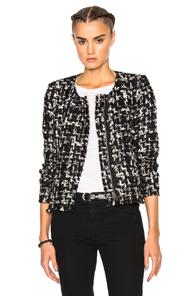 Iro Nalokie Jacket In Black,checkered & Plaid