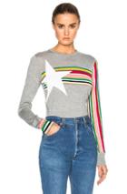 No. 21 Rainbow Star Sweater In Gray