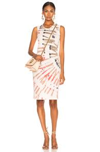 Raquel Allegra Muscle Tee Slip In White,ombre & Tie Dye