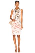 Raquel Allegra Muscle Tee Slip In White,ombre & Tie Dye