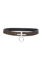 Givenchy Obsedia Belt In Brown,abstarct,geometric Print