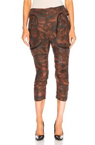 Faith Connexion Camo Cargo Pant In Abstract,red