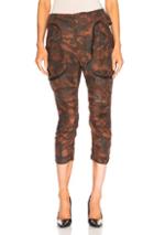 Faith Connexion Camo Cargo Pant In Abstract,red
