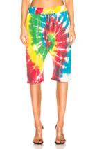 R13 Sequin Tie Dye Sweatshort In Blue,green,red,tie Dye,yellow