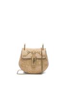Chloe Mini Drew Constellation Studded Suede Shoulder Bag In Neutrals