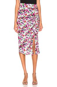 Saloni Kelly Skirt In Rose Bounty