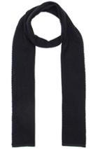 Lemaire Cashwool Silk Knit Tie In Blue