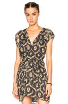 Isabel Marant Trudy Printed Look Top In Yellow,abstract