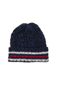 Thom Browne Cable Funmix Hat In Blue
