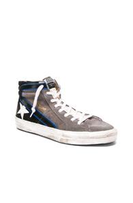Golden Goose Slide Sneakers In Gray