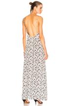 Fleur Du Mal Bias Jumpsuit In Abstract,white