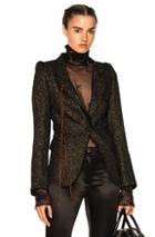 Ann Demeulemeester Blazer In Black,metallics