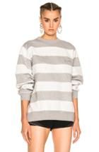 Adidas By Alexander Wang Inout Crew Neck Sweater In Gray