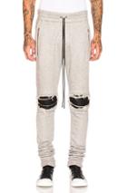 Amiri Mx1 Moto Sweatpants In Gray