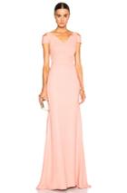 Roland Mouret Nansen Gown In Pink