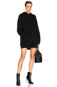 Beau Souci Trash Oversized Hoodie Dress In Black