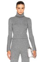 Jonathan Simkhai Classic Turtleneck Sweater In Gray