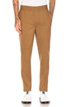 Neil Barrett Fine Bistretch Gabardine Trousers In Brown