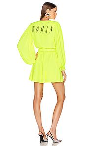 Off-white 80's Mini Dress In Yellow