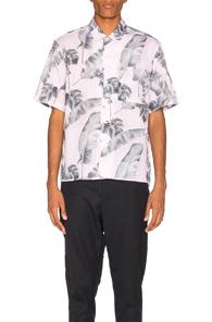 Oamc Tropic Shirt In Pink,floral