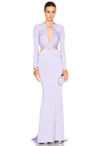 Cushnie Et Ochs Capri Gown In Purple