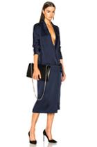 Haider Ackermann Wrap Dress In Blue