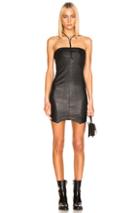 Rta Wylde Leather Dress In Black