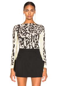 Rachel Comey Tardy Top In Abstract,black,yellow