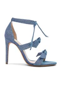 Alexandre Birman Lolita 100 Heels In Metallics,blue