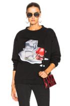 Acne Studios Flames Capsule Sweater In Black