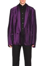 Haider Ackermann Double Breasted Blazer In Purple