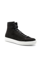 John Elliott Leather Hi-tops In Black
