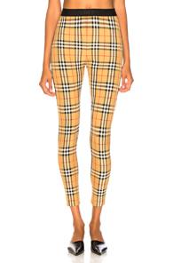 Burberry Belvoir Leggings In Neutral,plaid