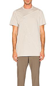 Rick Owens Loose Rod Tee In Gray